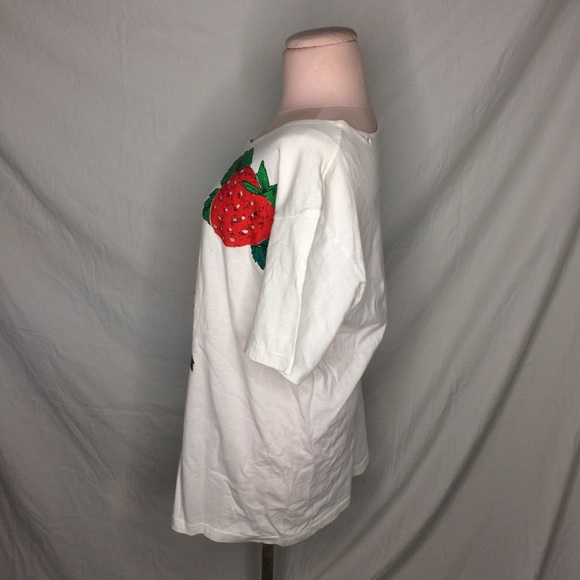 Vintage 90s 80s Strawberry Field Summer Spring fun - Picture 4 of 6